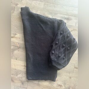 3/$20 Black Knit Sweater - size large